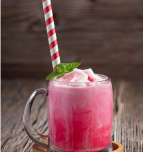 Watermelon Coconut Milk Cooler